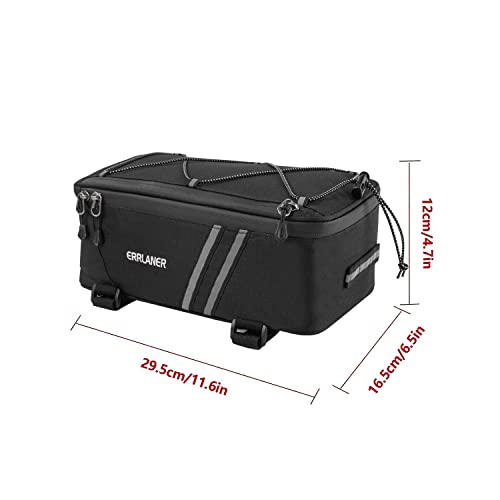 Insulated Rear Bicycle Trunk with Shoulder Strap