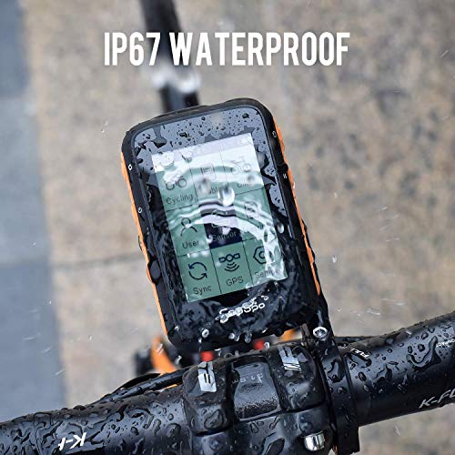 COOSPO Wireless GPS Bike Speedometer with LCD Display