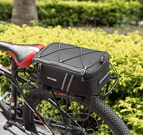 Insulated Rear Bicycle Trunk with Shoulder Strap