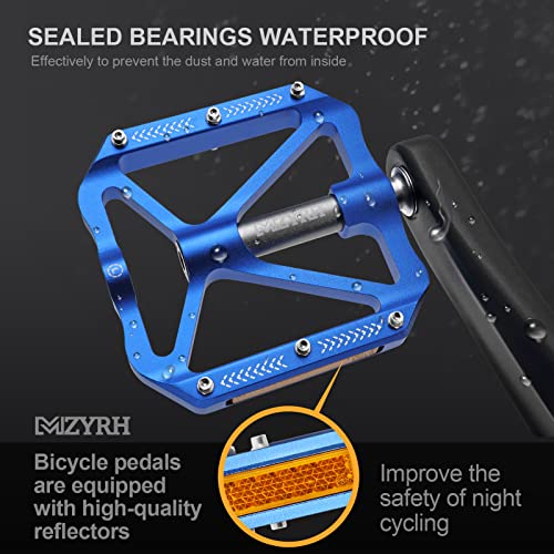MZYRH MTB Pedals with Reflectors & Bearings