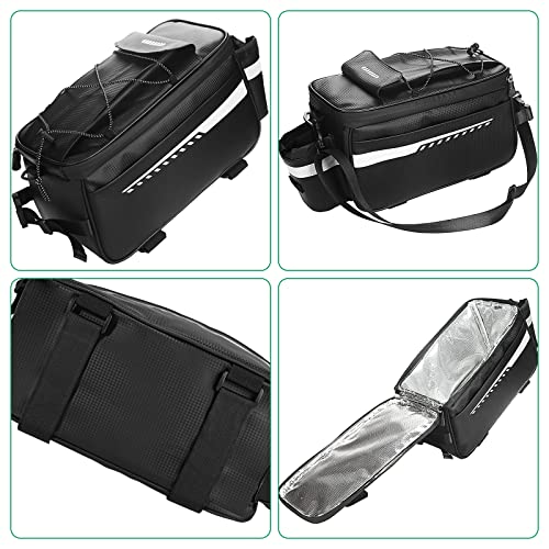 Insulated Bike Rear Rack Cooler Bag - 10L