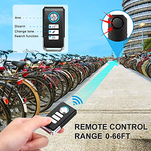 Wireless Anti-theft Bike Alarm and Horn