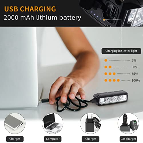 USB Rechargeable 900lm Bike Lights