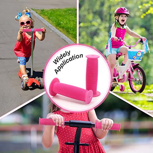Coolrunner Bicycle Handle Bar Mushroom Grips BMX for Boys and Girls Bikes (Pink 2)