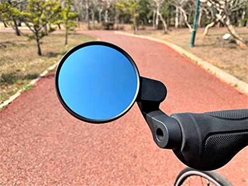 MEACHOW Bar End Bike Mirror, Crystal UHD Lens