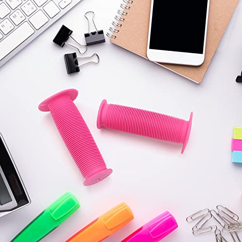 Coolrunner Bicycle Handle Bar Mushroom Grips BMX for Boys and Girls Bikes (Pink 2)