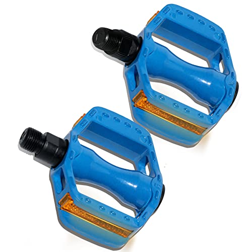 Youth Aluminum Bike Pedals - Blue