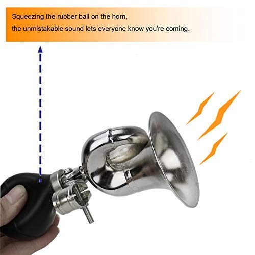 Metal Bicycle Horn for All Handlebars - Loud!