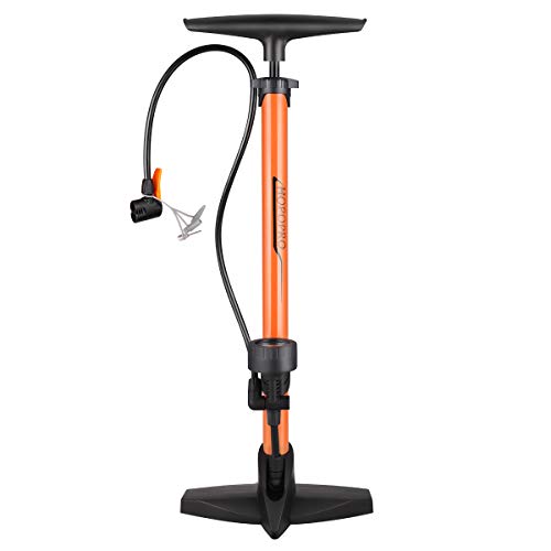 Bike Floor Pump with Gauge - 160 PSI