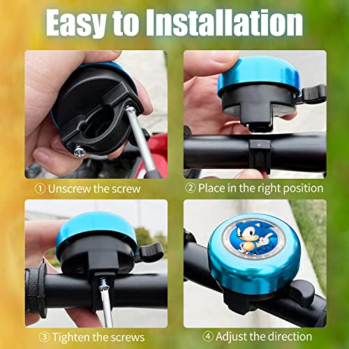 Cute Cartoon Bike Bell for Kids & Adults