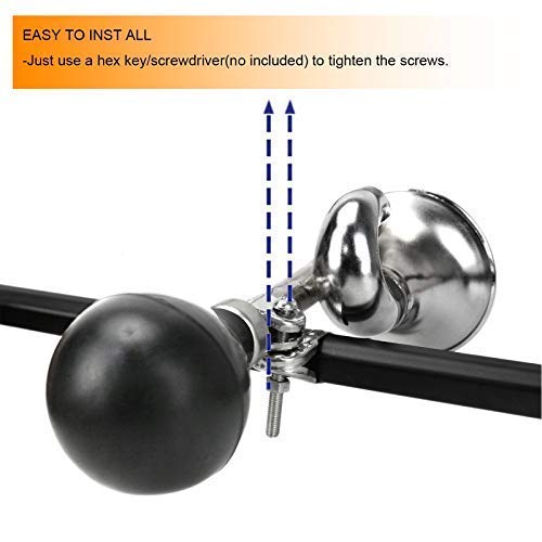 Metal Bicycle Horn for All Handlebars - Loud!