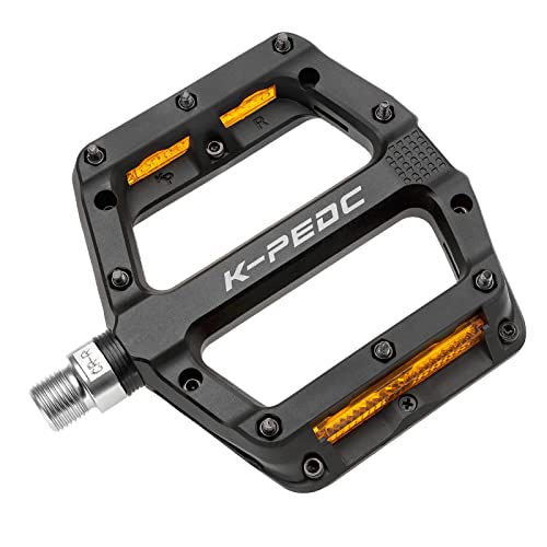 Reflective Road/MTB Bike Pedals (Black)