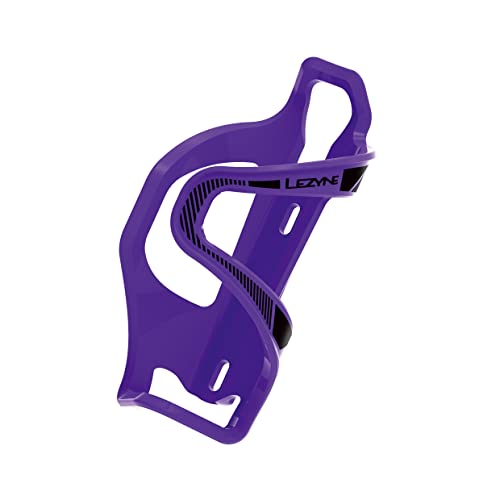 Lezyne Flow SL | Bike Water Bottle Cage, Composite, Right, Black, 48g, Road, Mountain, Gravel Cycling Water Holder