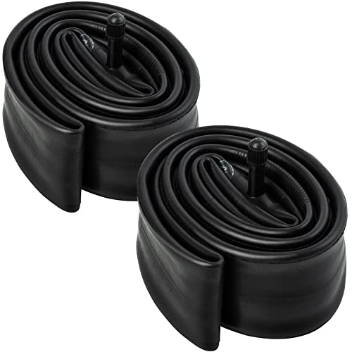 2 Pack 24" Bike Tubes 24 x 2.125/2.4 AV32mm Valve 24" Bicycle Tubes Compatible with 24 x 2.125 24 x 2.20 24 x 2.25 24x2.30 24 x 2.35 24 x 2.40 Mountain Bike Tire Tubes