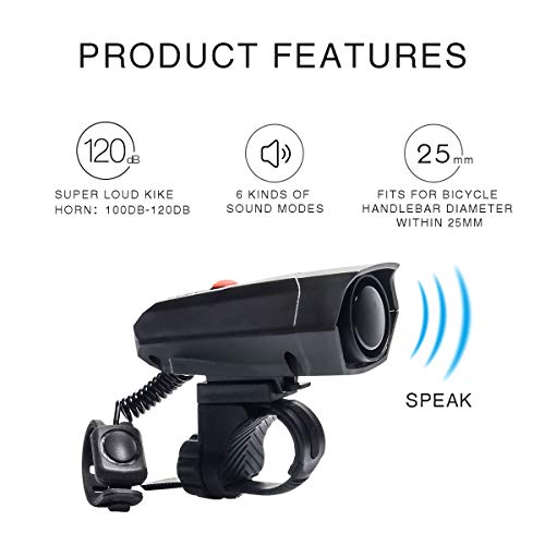 Ultra Loud Bike Horn with 6 Modes