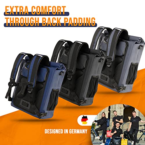 3in1 Waterproof Bike Bag with Backpack