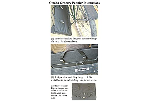 Bushwhacker Omaha - Bicycle Pannier Grocery Basket Pair