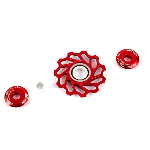 Ceramic Bike Jockey Wheels, Aluminum Alloy - 2pcs