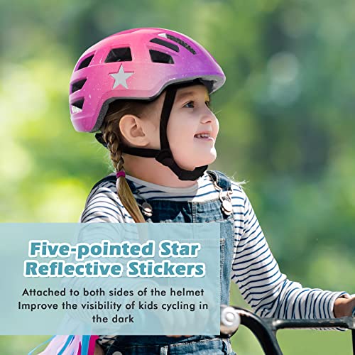Youth Cycling Helmet with Reflective Stickers
