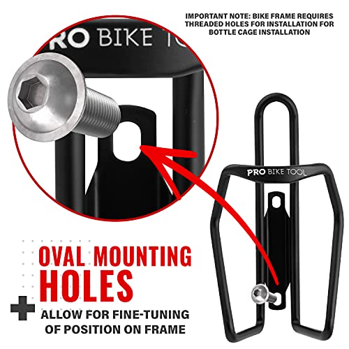 Aluminum Bike Water Bottle Holder, Universal Cage