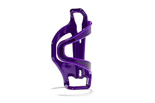 Lezyne Flow SL | Bike Water Bottle Cage, Composite, Right, Black, 48g, Road, Mountain, Gravel Cycling Water Holder
