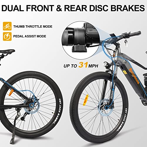 Accolmile 29" Electric Mountain Bike - ColaBear Adult Ebike