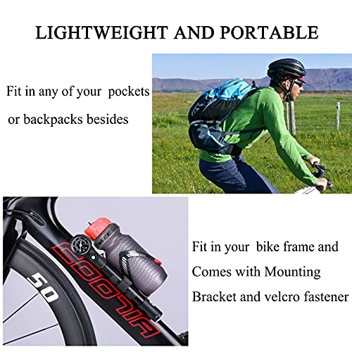 Mini 2-in-1 Bike Pump with Pressure Gauge