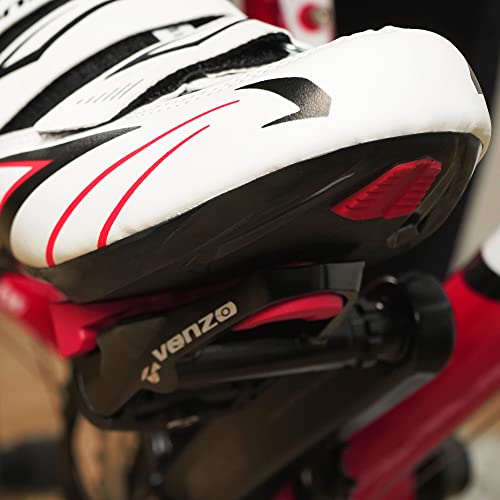 Venzo Road Bike Clipless Pedals Compatible with Shimano