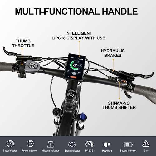 Accolmile 29" Electric Mountain Bike - ColaBear Adult Ebike