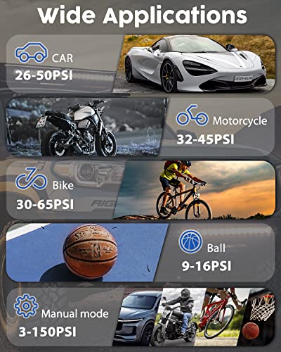 Cordless Bike Tire Inflator - 150 PSI