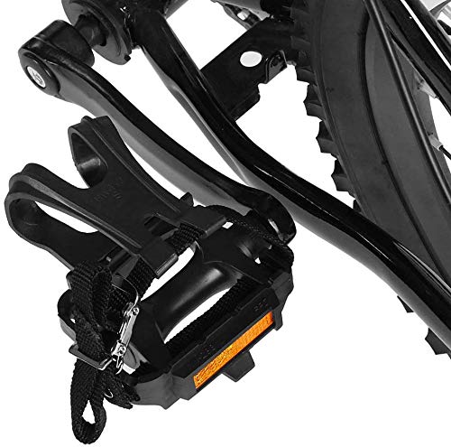 Multi-Purpose Spin Bike Pedals with Straps