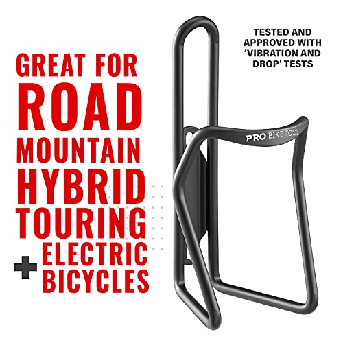 Aluminum Bike Water Bottle Holder, Universal Cage
