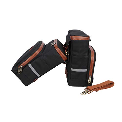 Canvas Bicycle Pannier with Insulated Trunk