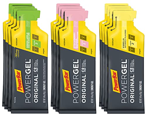 12 Pack PowerBar PowerGel Energy Gels