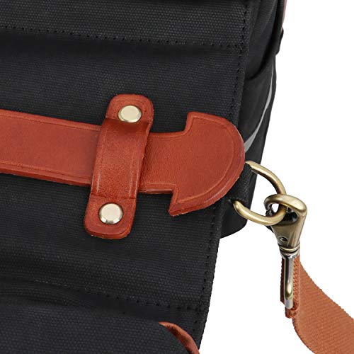 Canvas Bicycle Pannier with Insulated Trunk