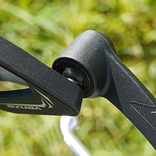 Blue Lens Bike Handlebar Mirror - Crystal Clear View