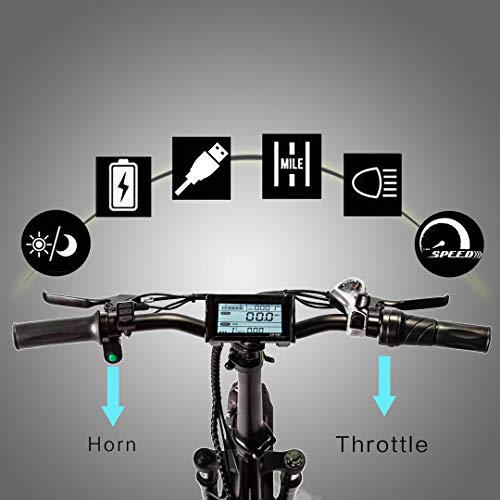 Folding 500W Electric Fat Tire E-Bike