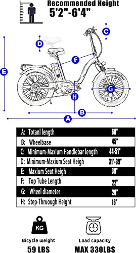 Folding 500W Electric Fat Tire E-Bike