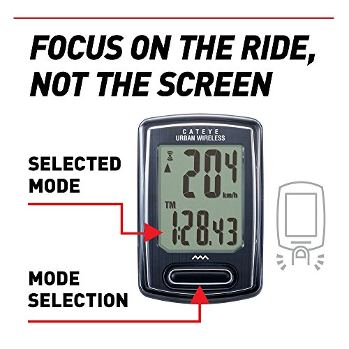 CAT EYE Wireless Bike Computer - Black