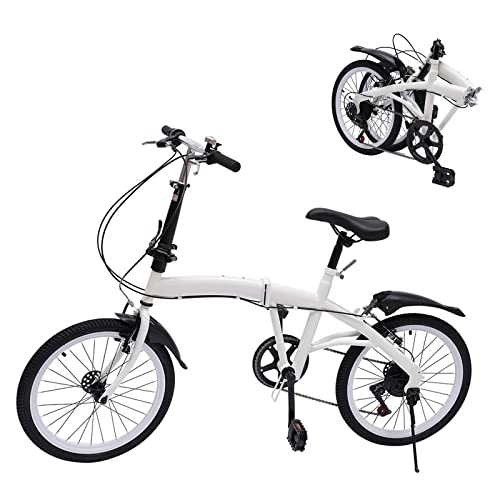 Folding Mountain Bike with 20" Wheels, 7-Speed