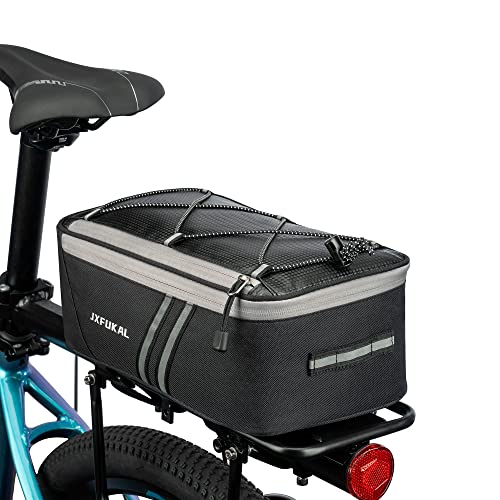 Waterproof Rear Bike Rack Pannier with Rain Cover
