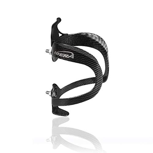 Ibera Lightweight Aluminum Bike Bottle Cage, Carbon