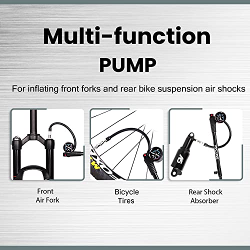 Mountain Bike Shock Pump - 300 PSI