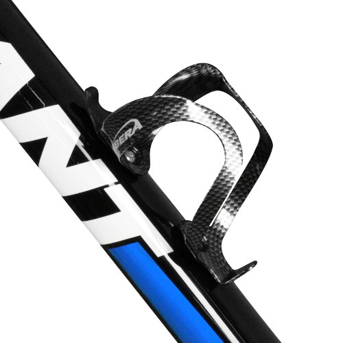 Ibera Lightweight Aluminum Bike Bottle Cage, Carbon