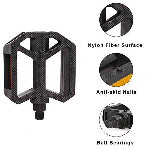Reflective Mountain Bike Pedals 9/16