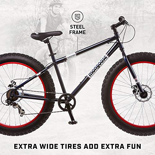 Mongoose Dolomite Fat Tire Mountain Bike - Navy Blue