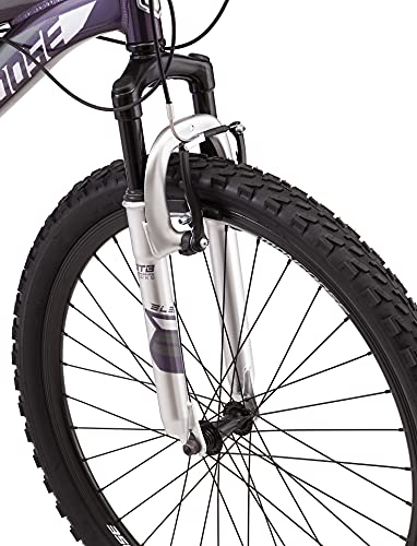 Mongoose Women's Mountain Bike, Purple, 26-Inch Wheels