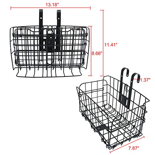 Folding Rear Bike Basket for Mountain Bikes
