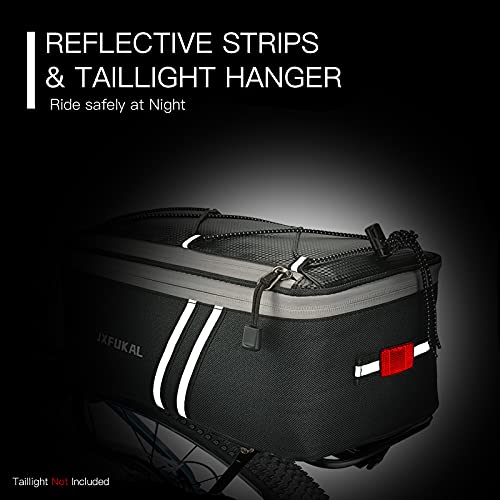 Waterproof Rear Bike Rack Pannier with Rain Cover