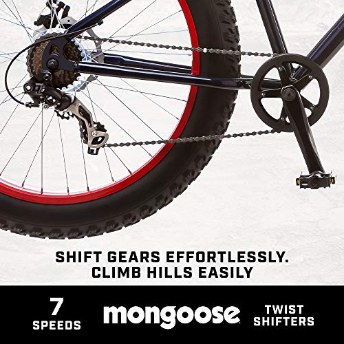 Mongoose Dolomite Fat Tire Mountain Bike - Navy Blue